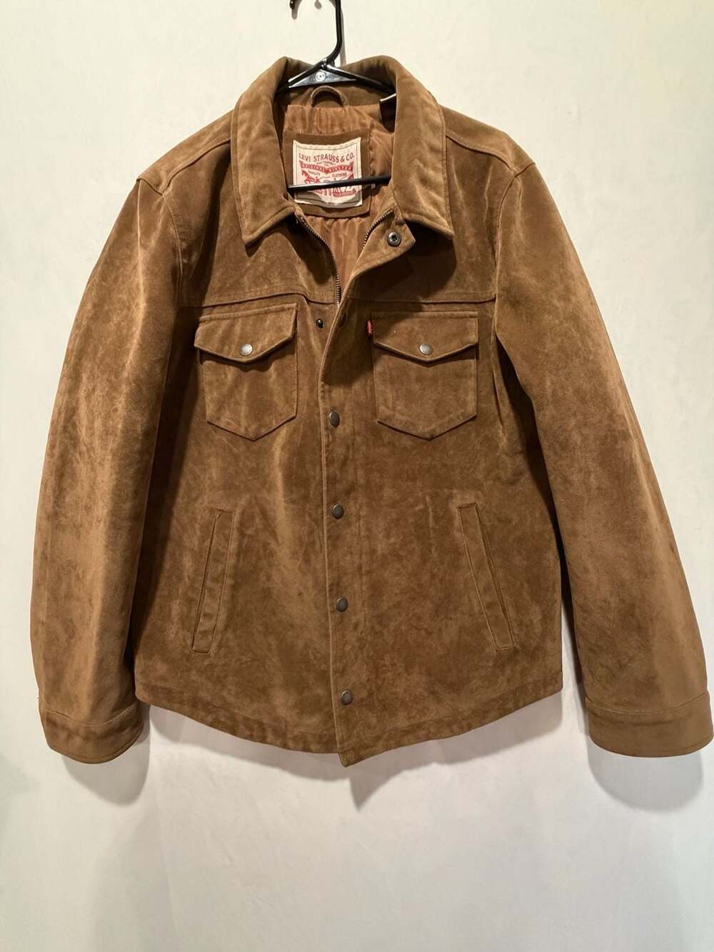 Levi's Men's Faux Suede Shirt Jacket in Brown